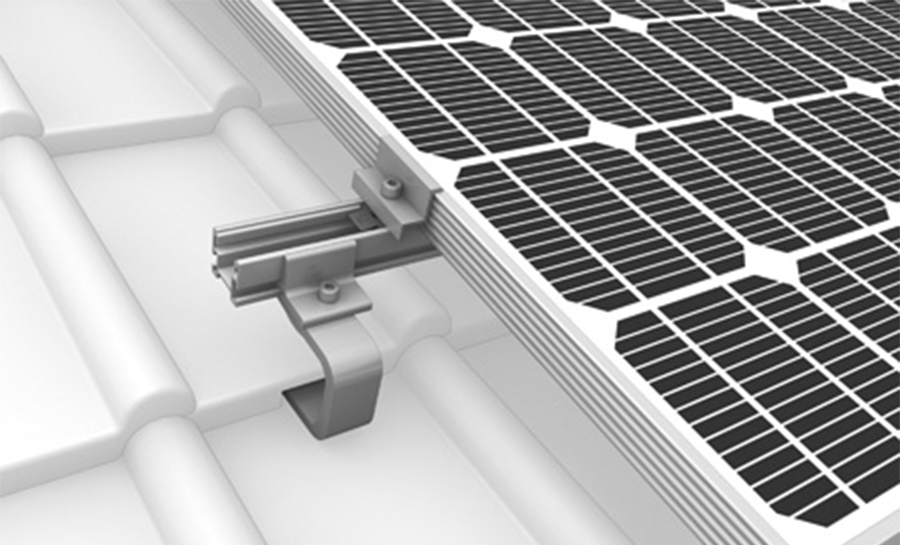 SYSTEME STRUCTURE PV - CROSSRAIL - TUILES